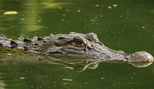 A Natural Habitat for Over 250 Nile Crocodiles A Natural Habitat for Over 250 Nile Crocodiles