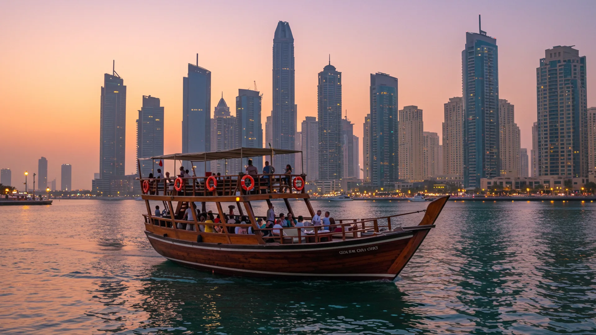 Discover the Charm of a Dhow in Dubai: Marina Cruise Experience