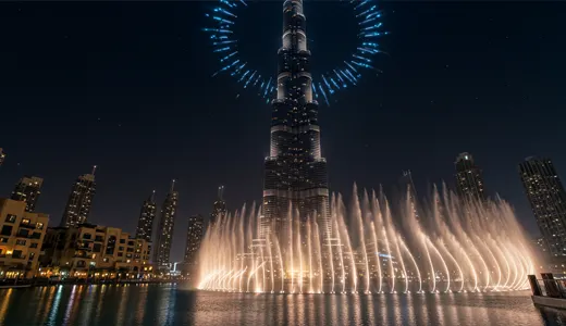 A Visual Spectacle Beneath the Tallest Tower A Visual Spectacle Beneath the Tallest Tower