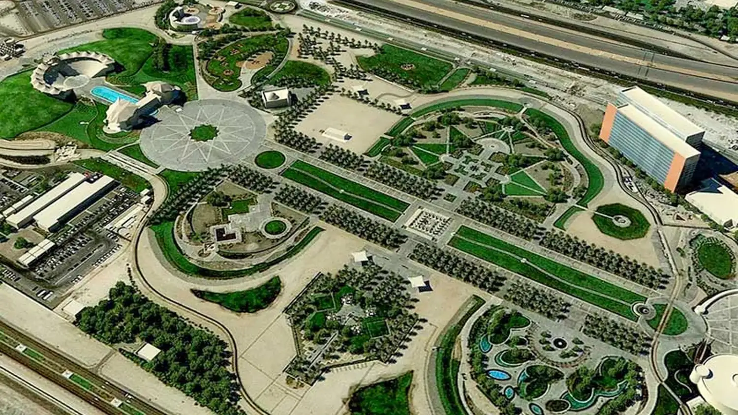 Khalifa Park in Abu Dhabi