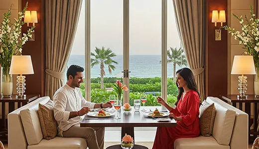 Afternoon: Exclusive Dining & Relaxation Afternoon: Exclusive Dining & Relaxation