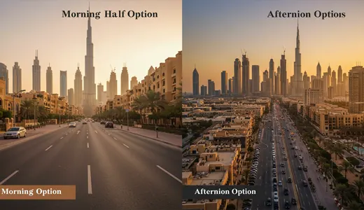 Best Time of Day for a Half Day Tour Best Time of Day for a Half Day Tour