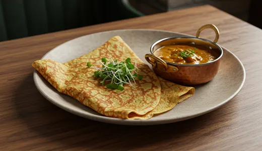 Classic Sourdough Crepe with Curry Pairing Classic Sourdough Crepe with Curry Pairing