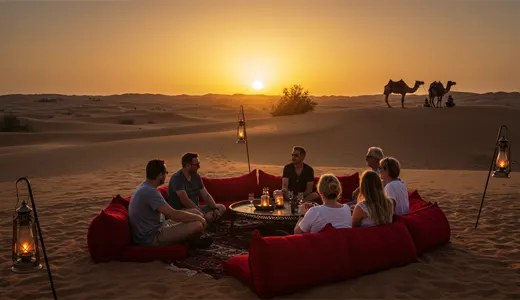 Evening Safari Dubai: Sunset Over the Sands Evening Safari Dubai: Sunset Over the Sands