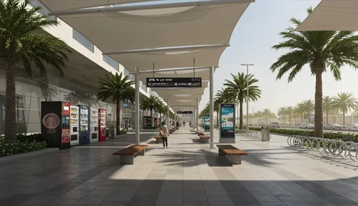 Facilities Around Al Jafiliya Metro Station Facilities Around Al Jafiliya Metro Station