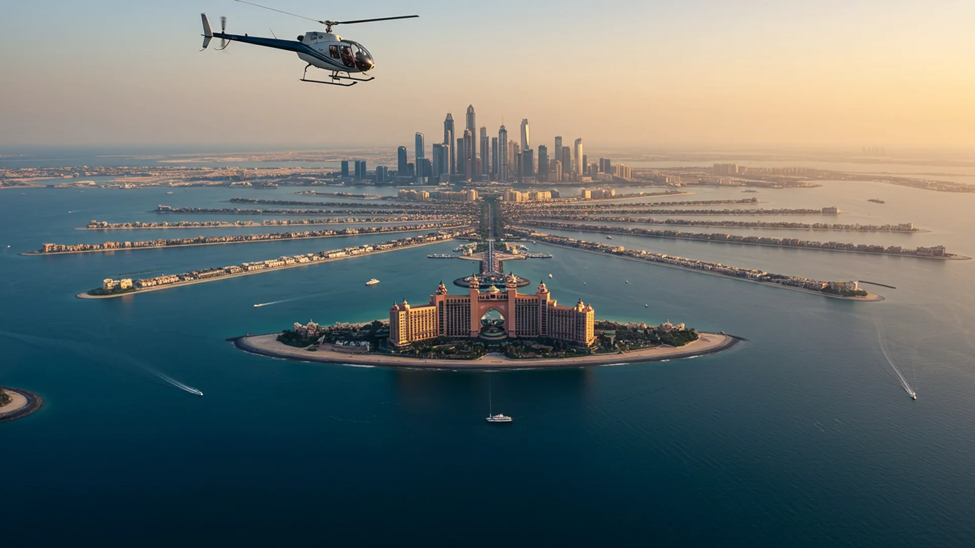 Helicopter Dubai Atlantis: A Sky-High Journey Above the City of Innovation