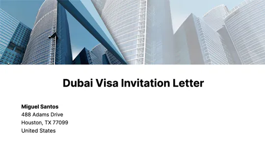 Invitation Letter Invitation Letter