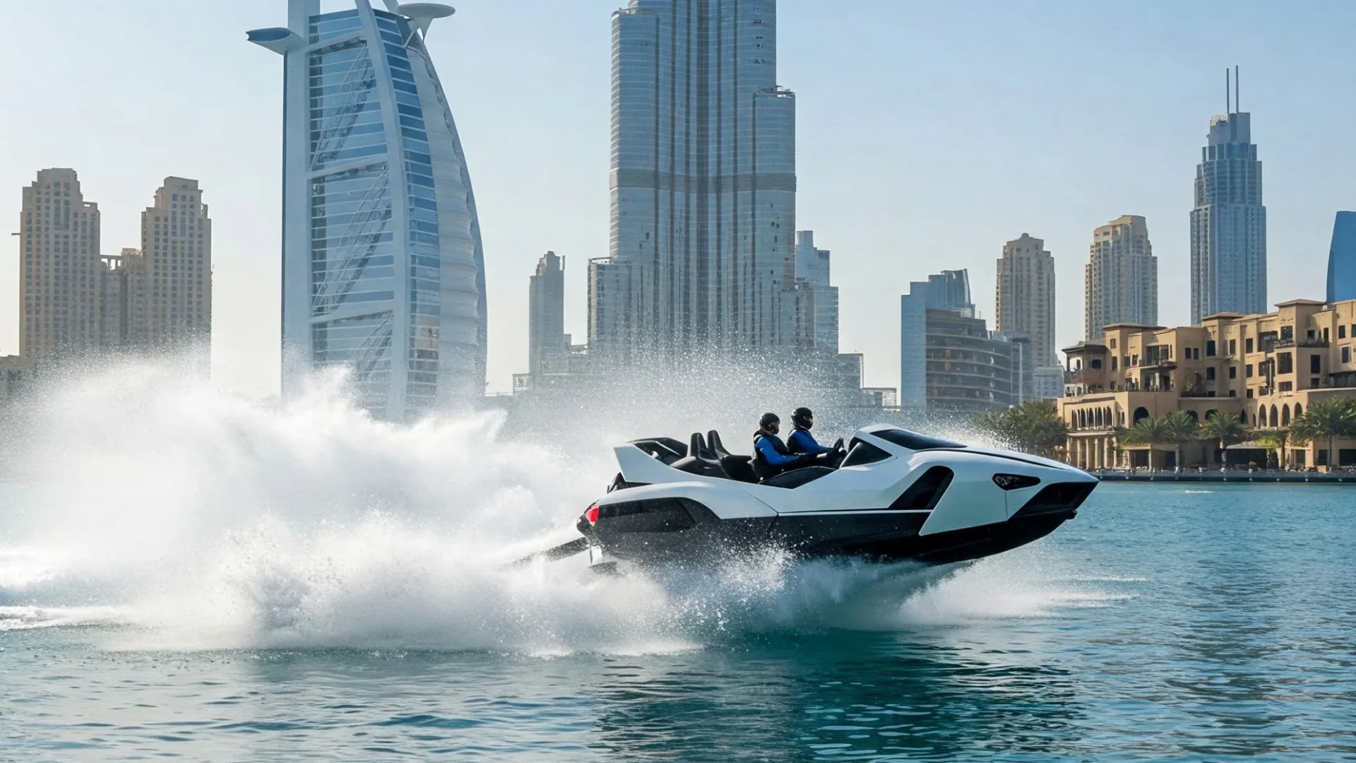 Jet Car Ride in Dubai Drive on Water Like Never Before