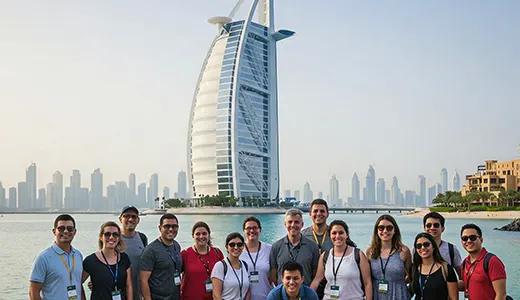 Morning: Arrival & Tour of Burj Al Arab Morning: Arrival & Tour of Burj Al Arab