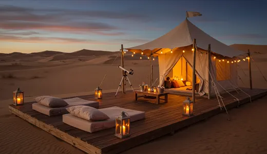 Premium Camp: Luxury in the Dunes Premium Camp: Luxury in the Dunes