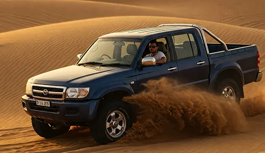 Private 4×4 Pick-Up and Dune Bashing