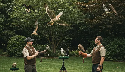 Private Falconry Show and Wildlife Encounters