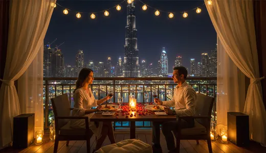Romantic Restaurants with Burj Khalifa View Romantic Restaurants with Burj Khalifa View