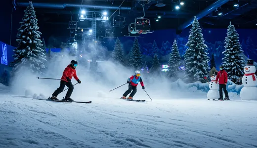 Ski Indoors at Ski Dubai