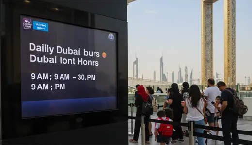 Standard Dubai Frame Timings Throughout the Week Standard Dubai Frame Timings Throughout the Week