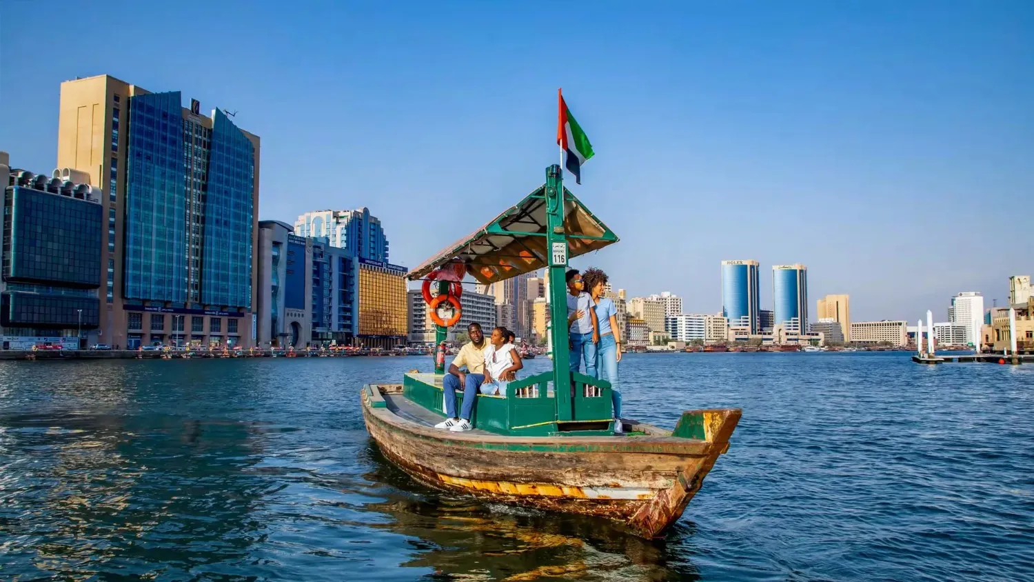 Traditional Abra Ride at Dubai Creek