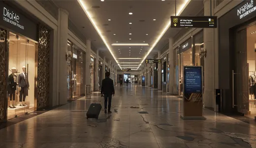 Walking Routes from Parking to Burj Khalifa Walking Routes from Parking to Burj Khalifa
