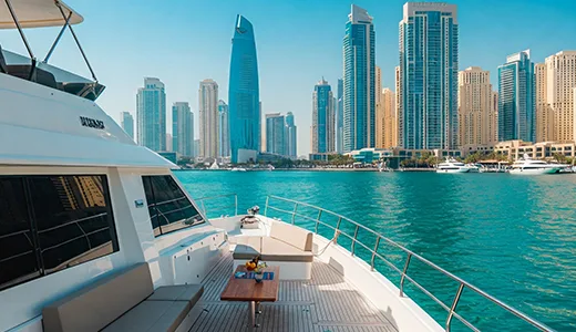 What’s Included in a Yacht Rental at Dubai Marina?