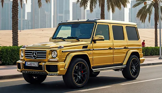 Where Can You Find a Gold G Wagon in Dubai?