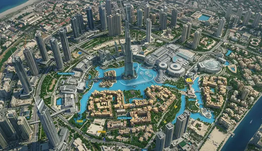 Where Is the Burj Khalifa Fountain Located? Where Is the Burj Khalifa Fountain Located?