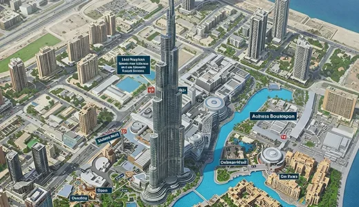 Where to Stay Near Burj Khalifa