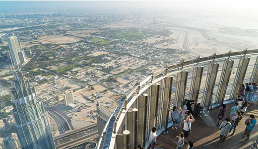 Burj Khalifa At The Top (Levels 125 & 124)